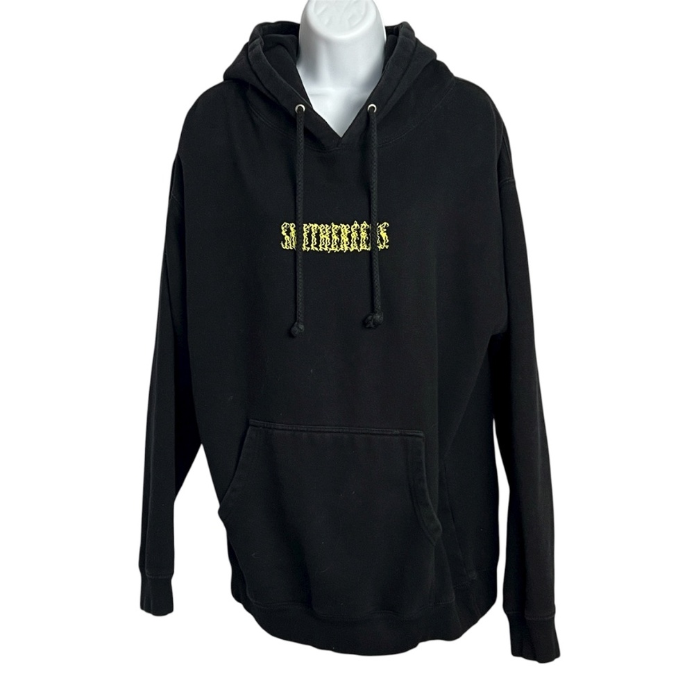 Smithereens Tour JOJI 2022 Black Hoodie Zip Up Size L Cotton Blend Band Festival